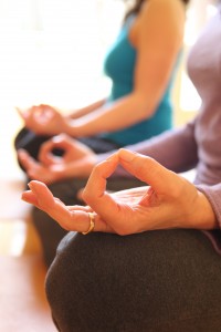 Hands in meditation